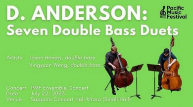 写真：[PMF 2023] Anderson: 7 Double Bass Duets