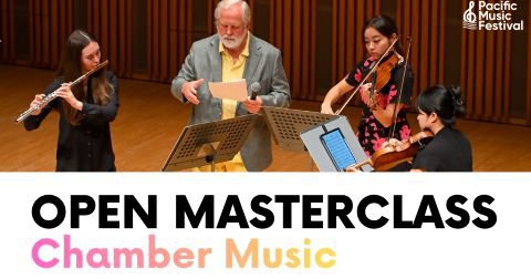 写真：[PMF 2025 video] Open Masterclass ~Chamber music~