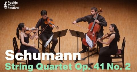 写真：[PMF 2024 video] Schumann: String Quartet in F major, Op. 41 No. 2
