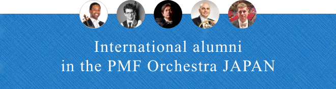 International alumni in the PMF Orchestra JAPAN