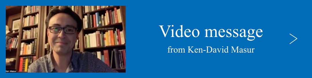 Video message from Ken-David Masur