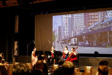 photo: A string quartet of PMF alumni