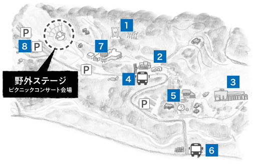 芸術の森全体マップ