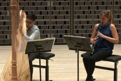 photo：J.M. Damase: Sonata for Clarinet and Harp - I. Moderato